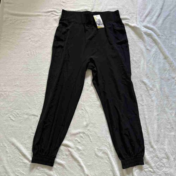 HALARA Jet Black Joggers - Picture 1 of 4